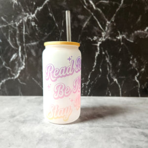 Glass Tumblers | 16oz | Frosted Designs