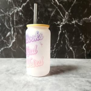 Glass Tumblers | 16oz | Frosted Designs