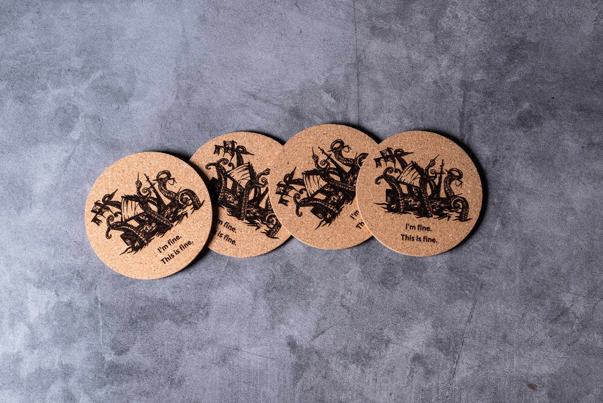 Hometown Arkansas Cork Coasters | Various